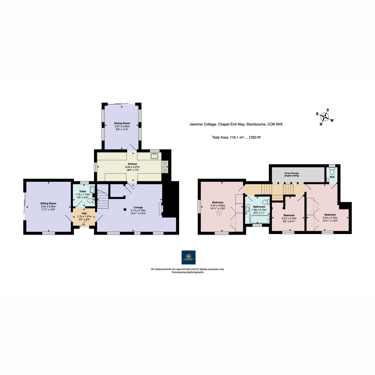 Jasmine Cottage, Chapel End Way, Halstead floorplan