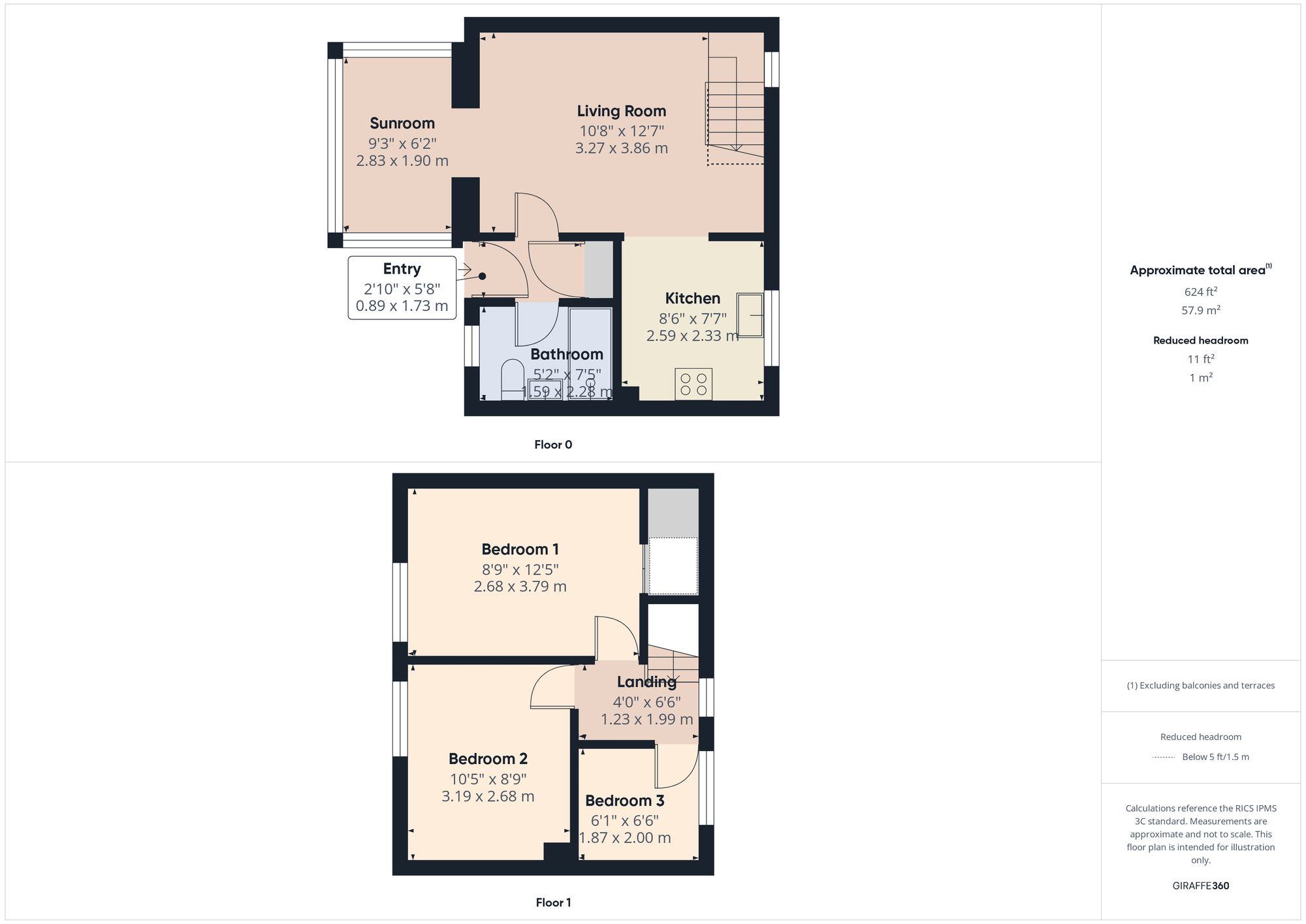 15 St. Florence Cottages, Tenby floorplan