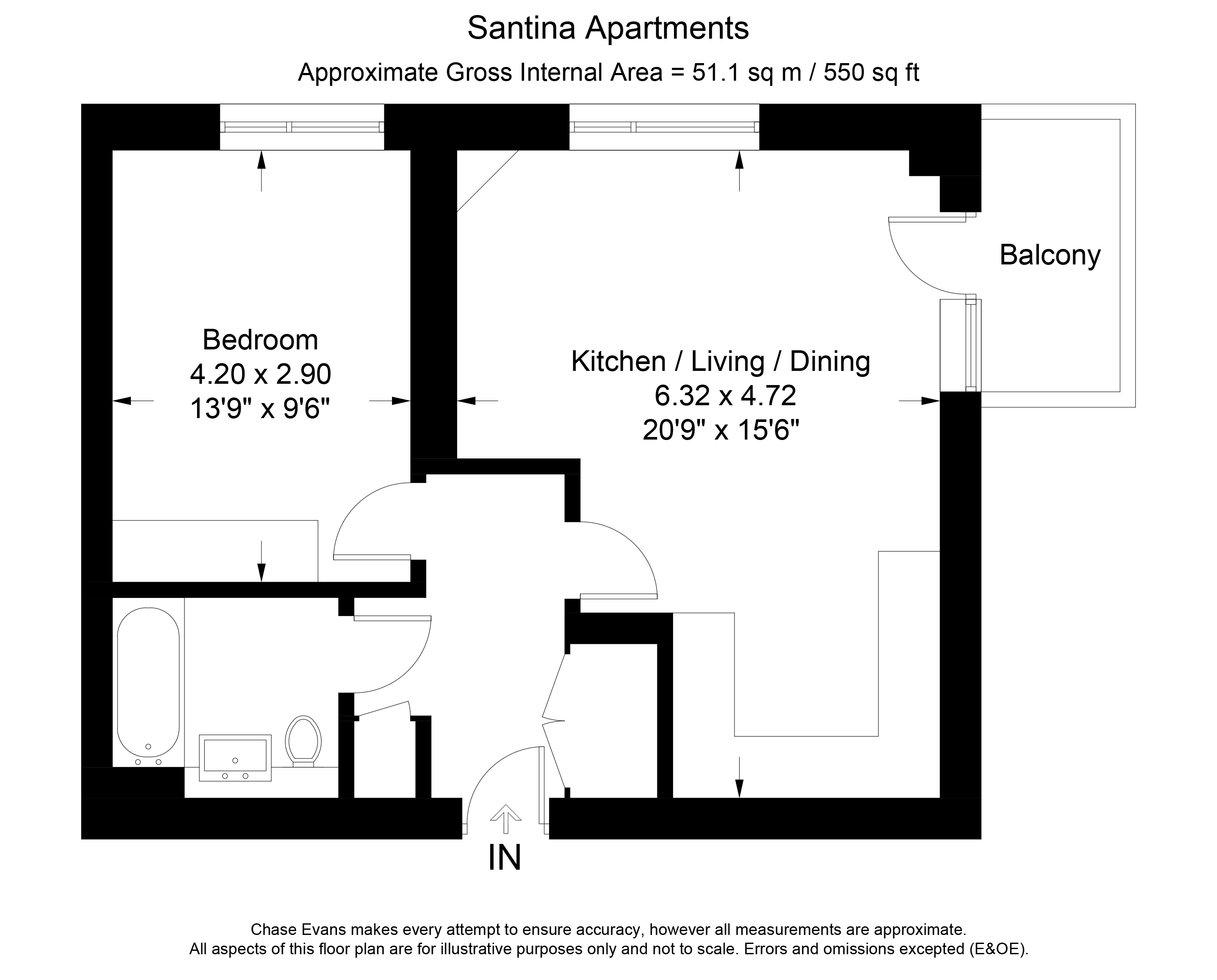 1 Bedrooms Flat to rent in Santina Apartments, Morello, Croydon CR0