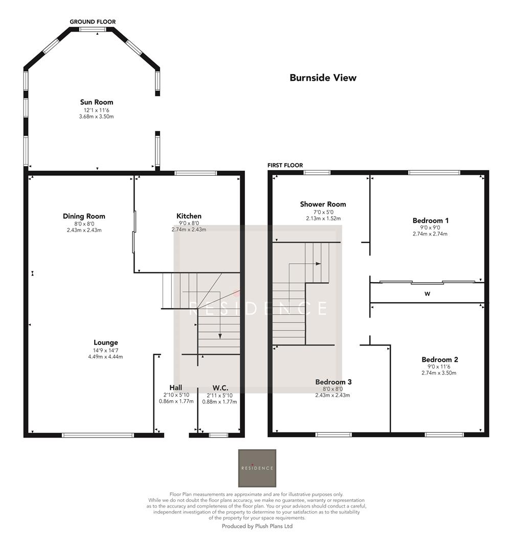 23, Burnside View, Coatbridge floorplan