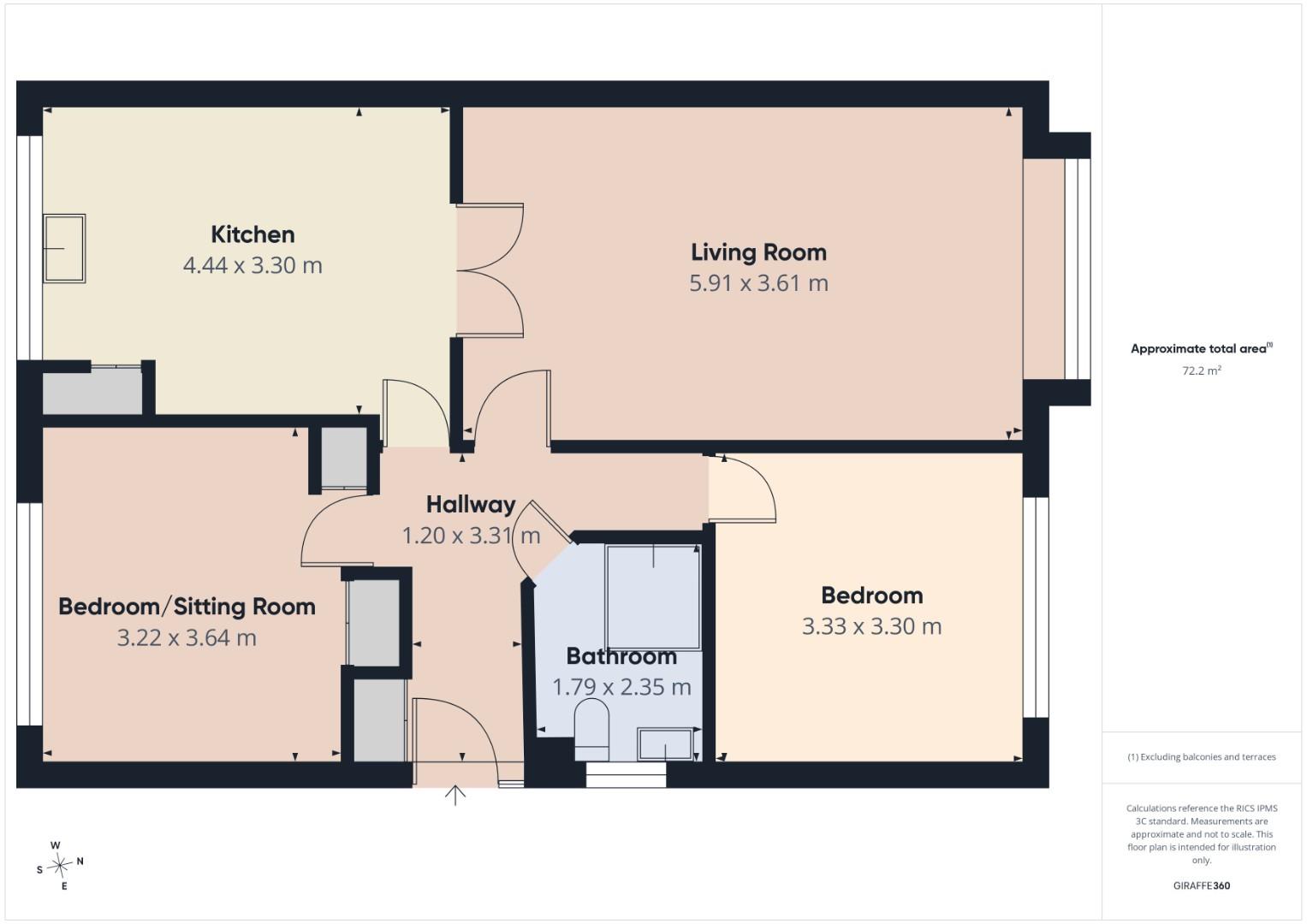 10, Winter Court, Sandy Lane floorplan