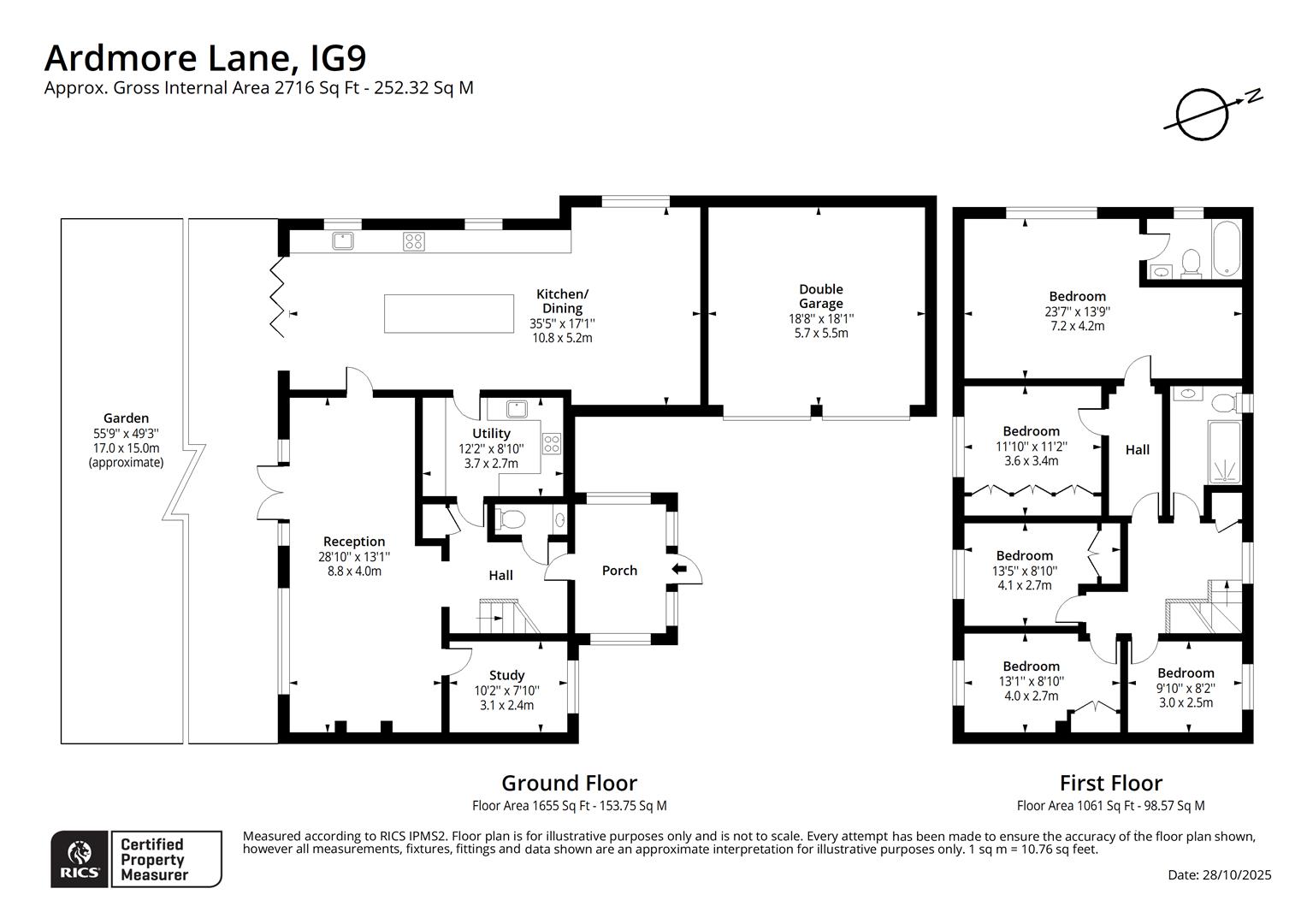 75, Ardmore Lane, Buckhurst Hill floorplan
