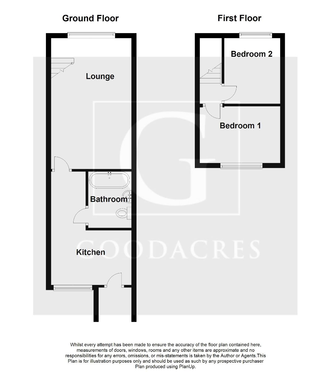 2 Bedrooms Terraced house for sale in Tinsley Close, Clapham, Bedfordshire MK41