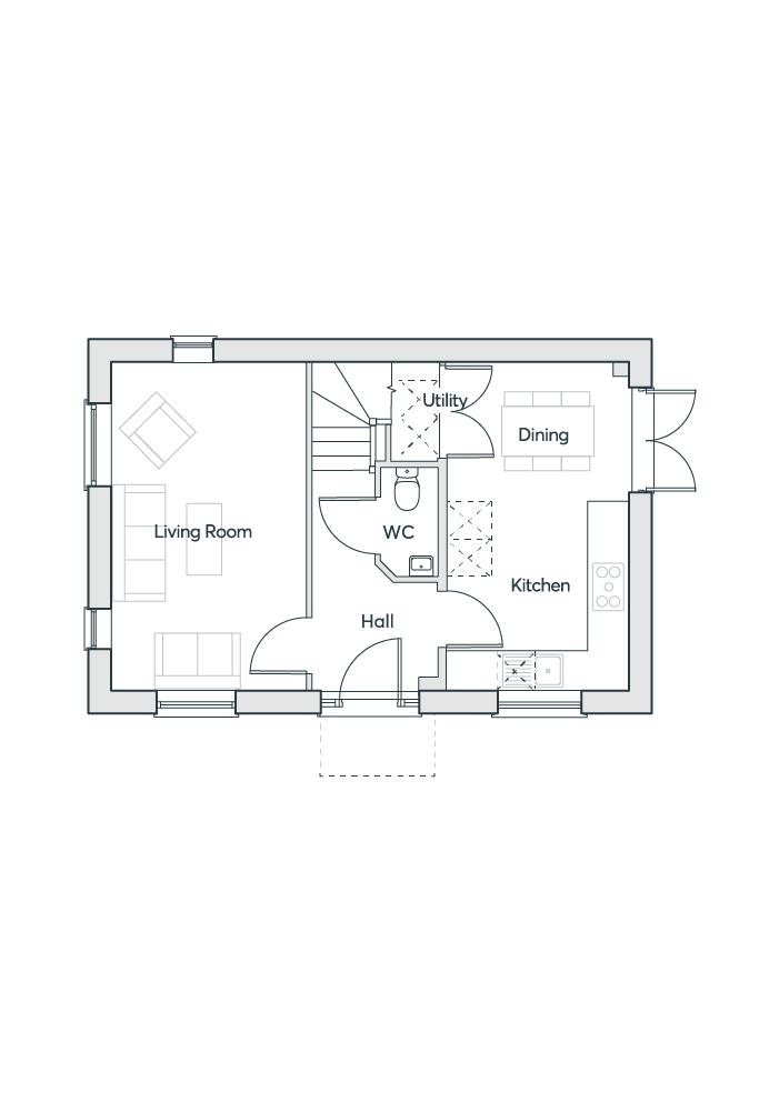 102, Taylors Ln, Broomhall, Worcester floorplan