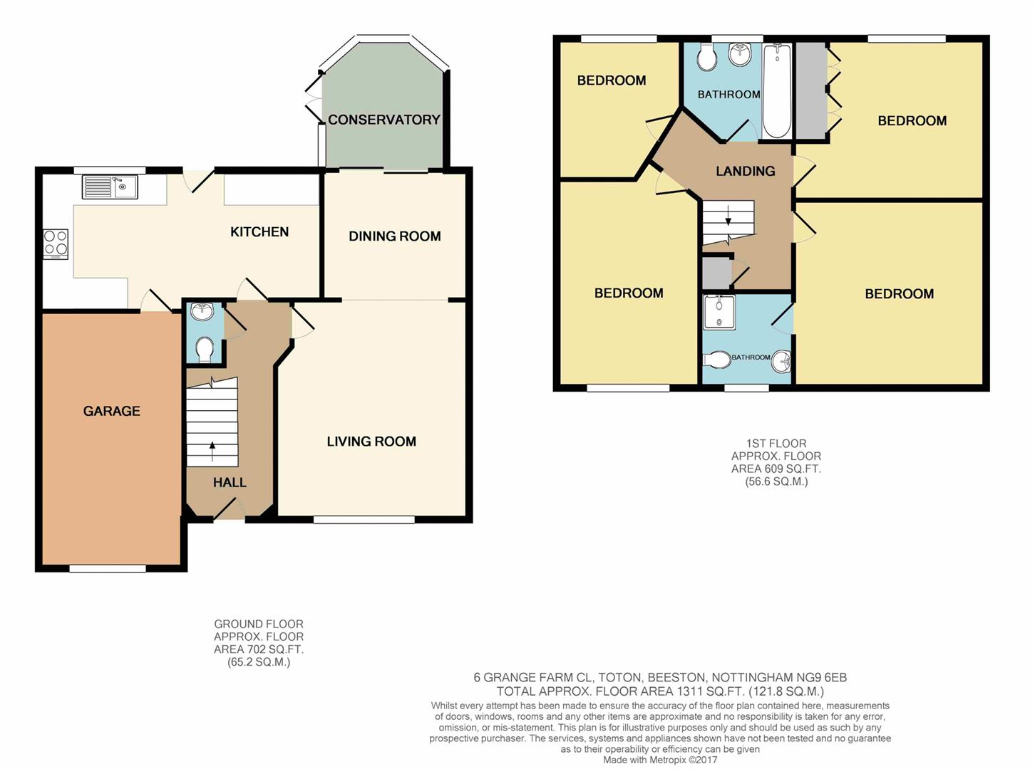4 Bedrooms Detached house for sale in Grange Farm Close, Toton, Beeston, Nottingham NG9
