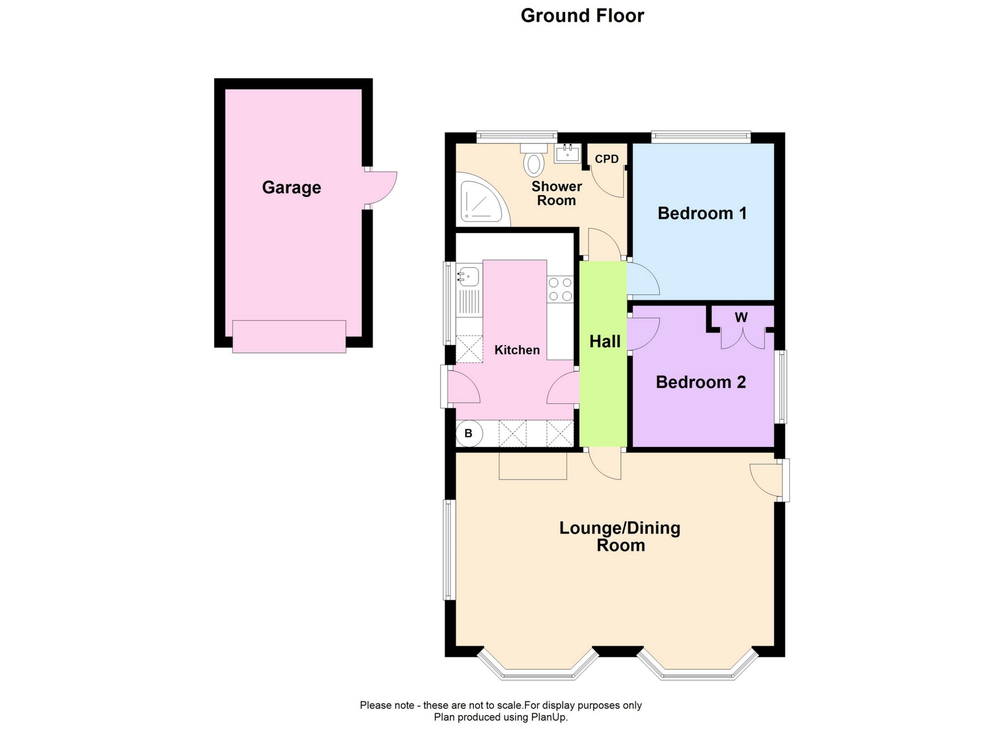 2 Bedrooms Mobile/park home for sale in Ninelands Park, Hartshorne DE11