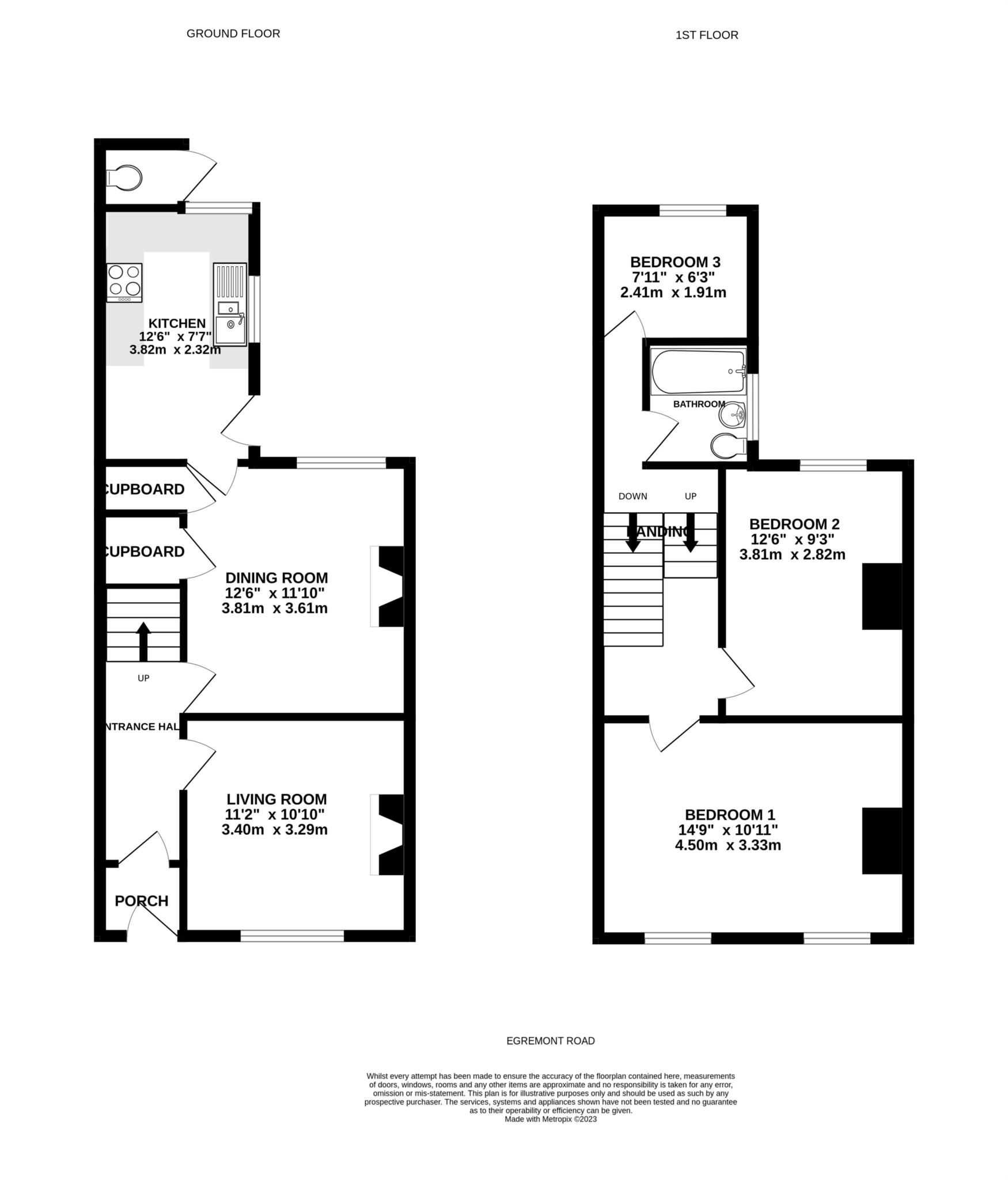 Egremont Road, Exmouth EX8, 3 bedroom terraced house for sale