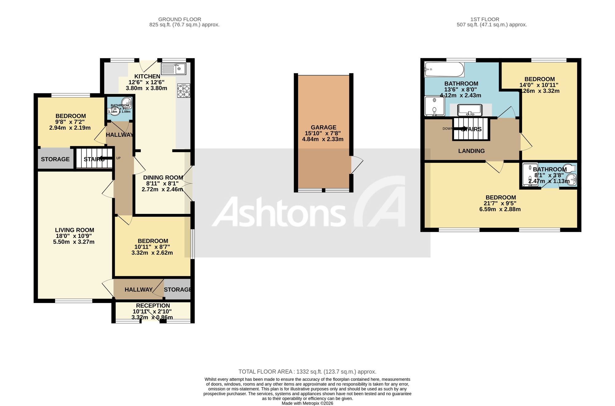 15 Bispham Drive, Wigan floorplan
