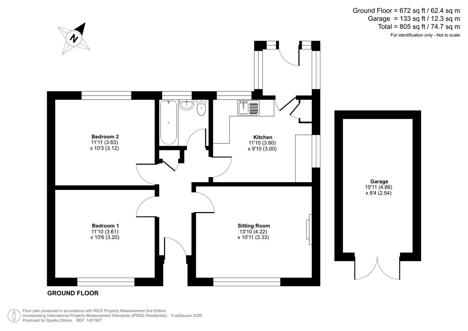 18, Broad Lane, North Baddesley floorplan