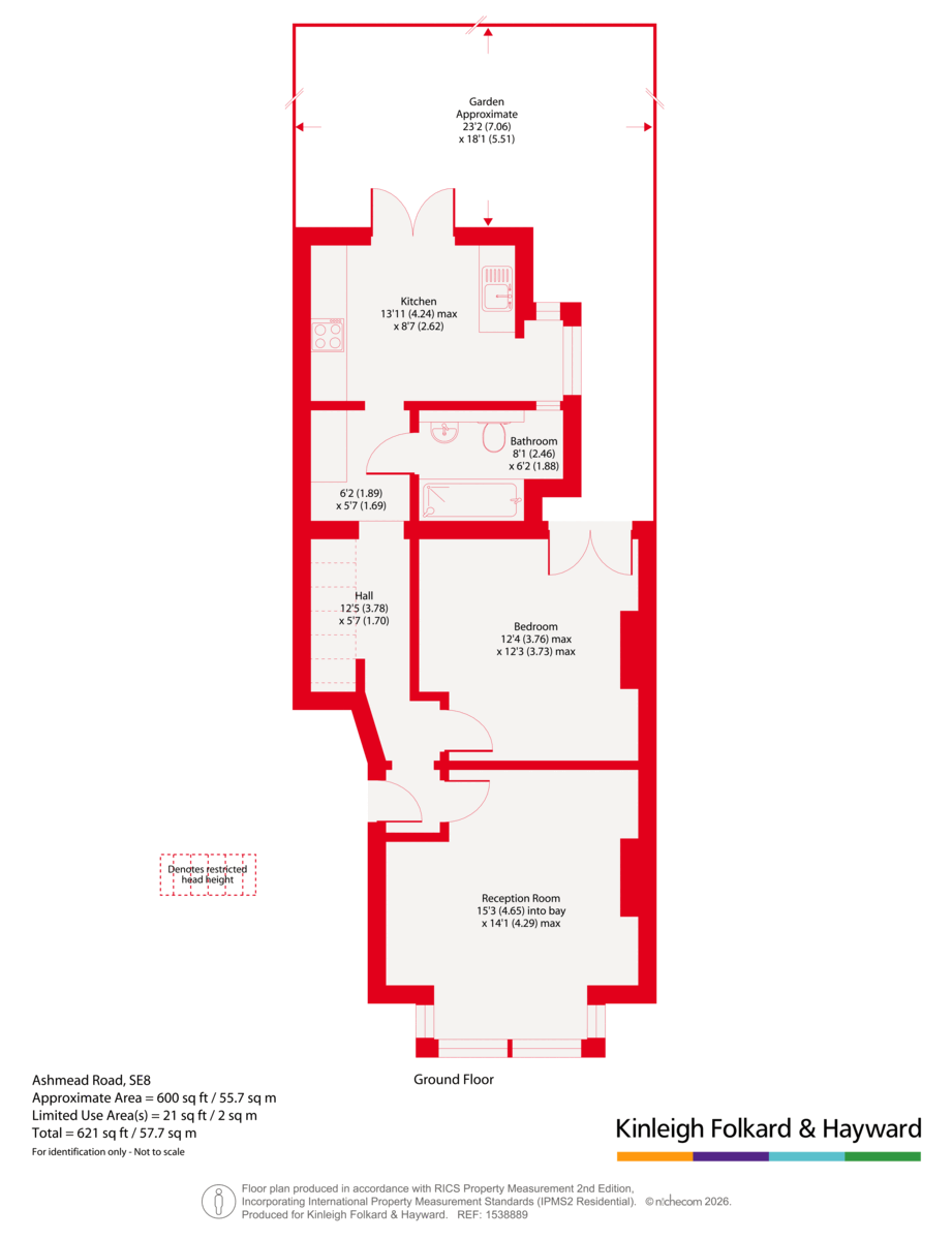 Ashmead Road, London floorplan
