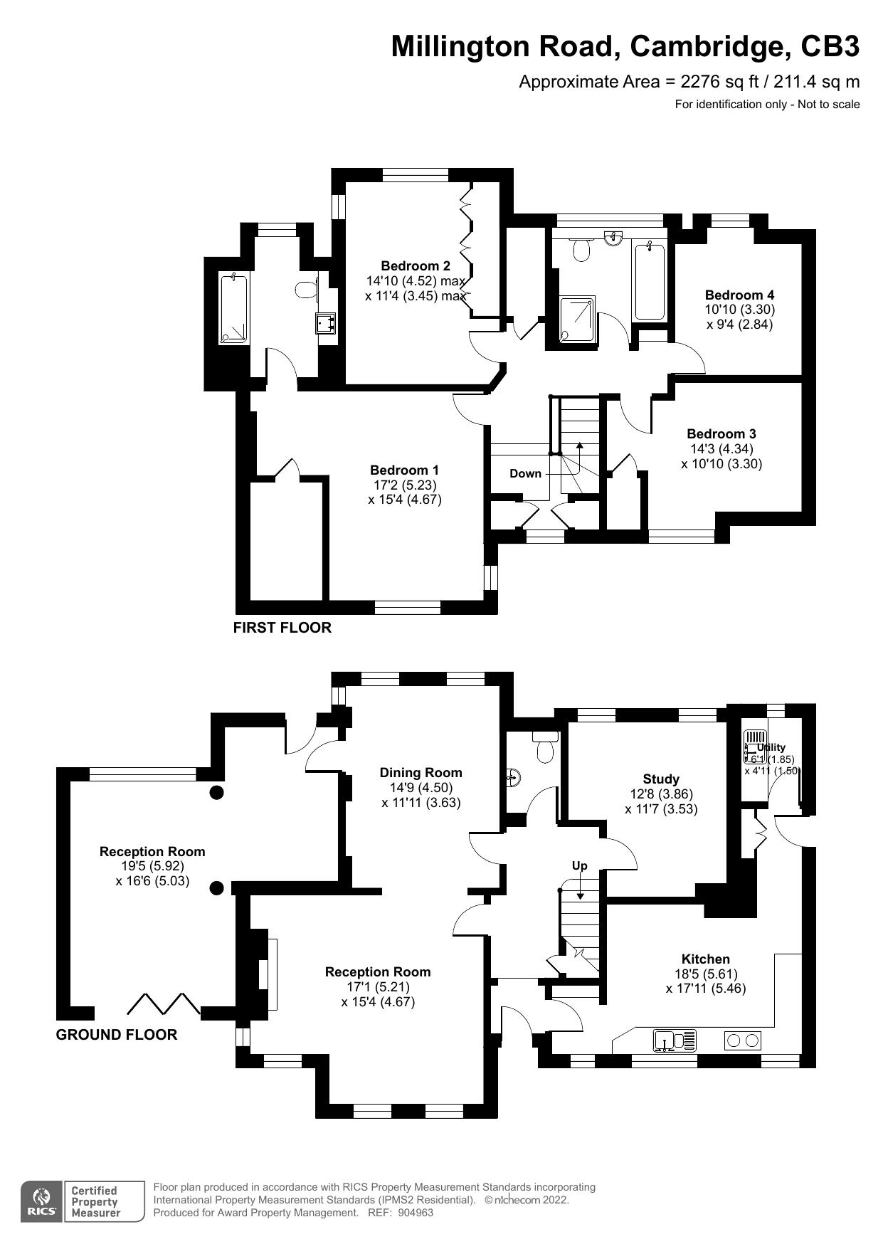 Millington Road, Cambridge floorplan