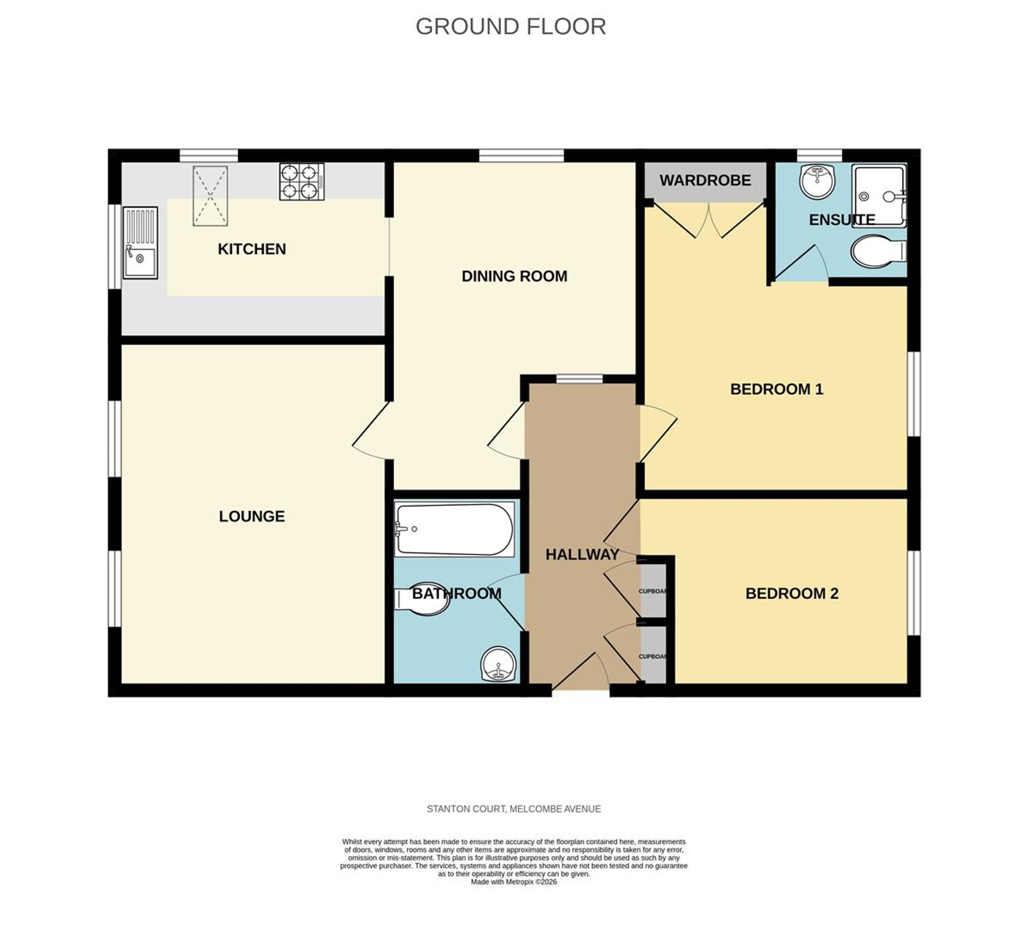 15 Stanton Court Melcombe Avenue, Weymouth floorplan