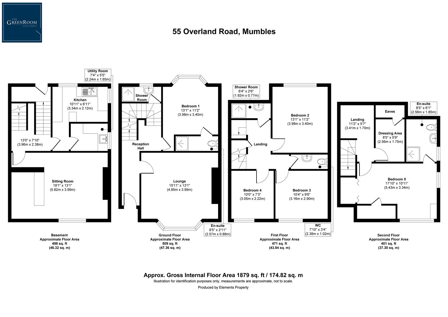 Richmond Villa, 55, Overland Road, Swansea floorplan