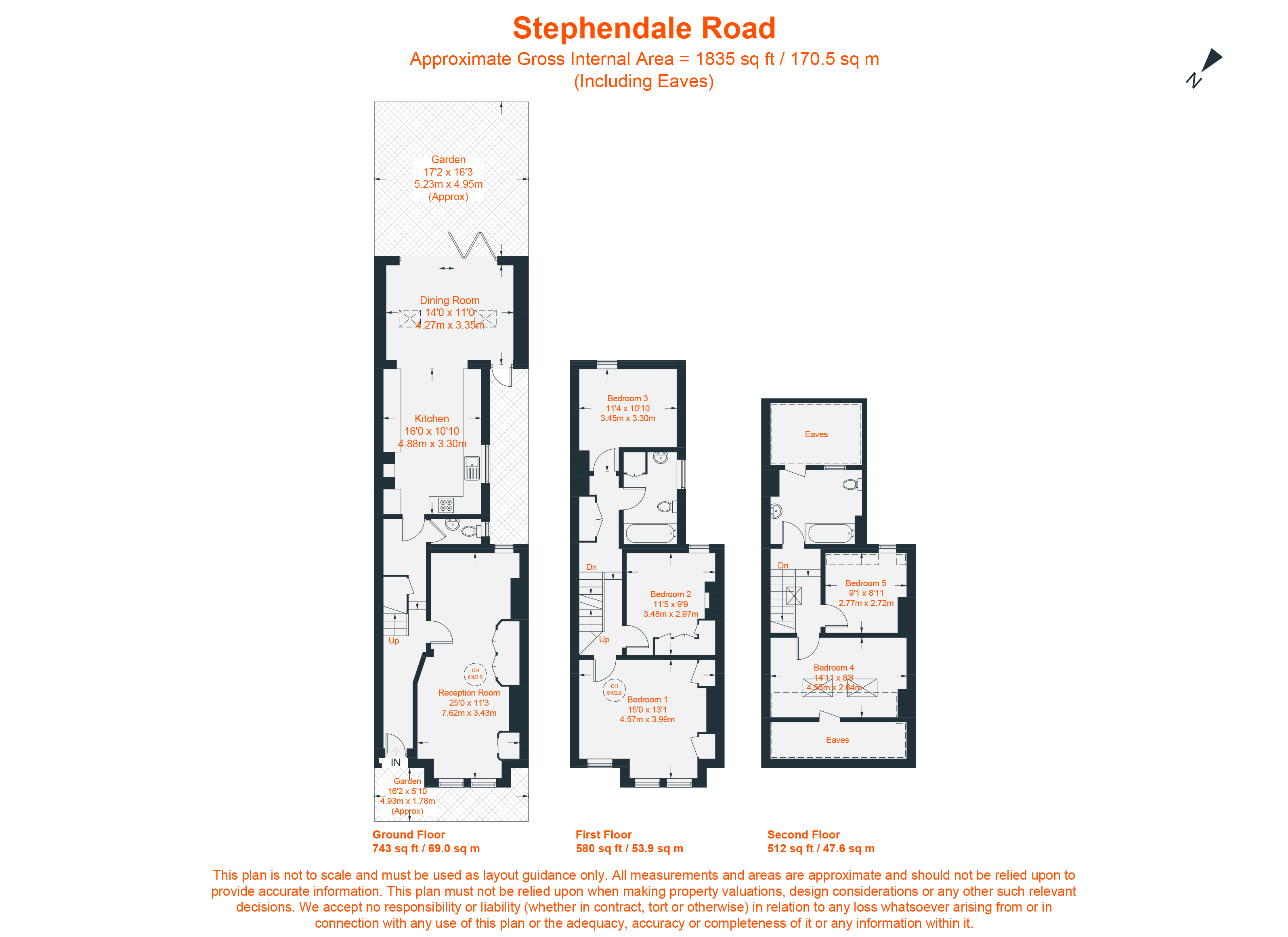 72, Stephendale Road, London floorplan