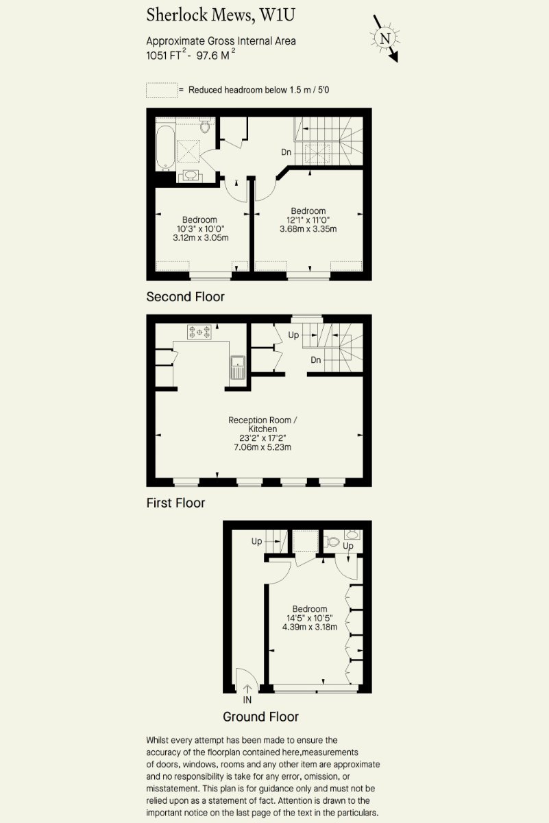 11, Sherlock Mews, London floorplan