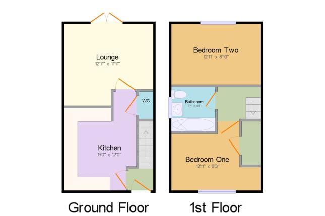 2 Bedrooms Semi-detached house for sale in Scottsdale Road, Castlefields, Runcorn, Cheshire WA7