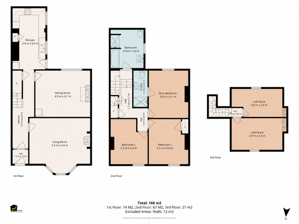 3, Hexham Street, Bishop Auckland floorplan