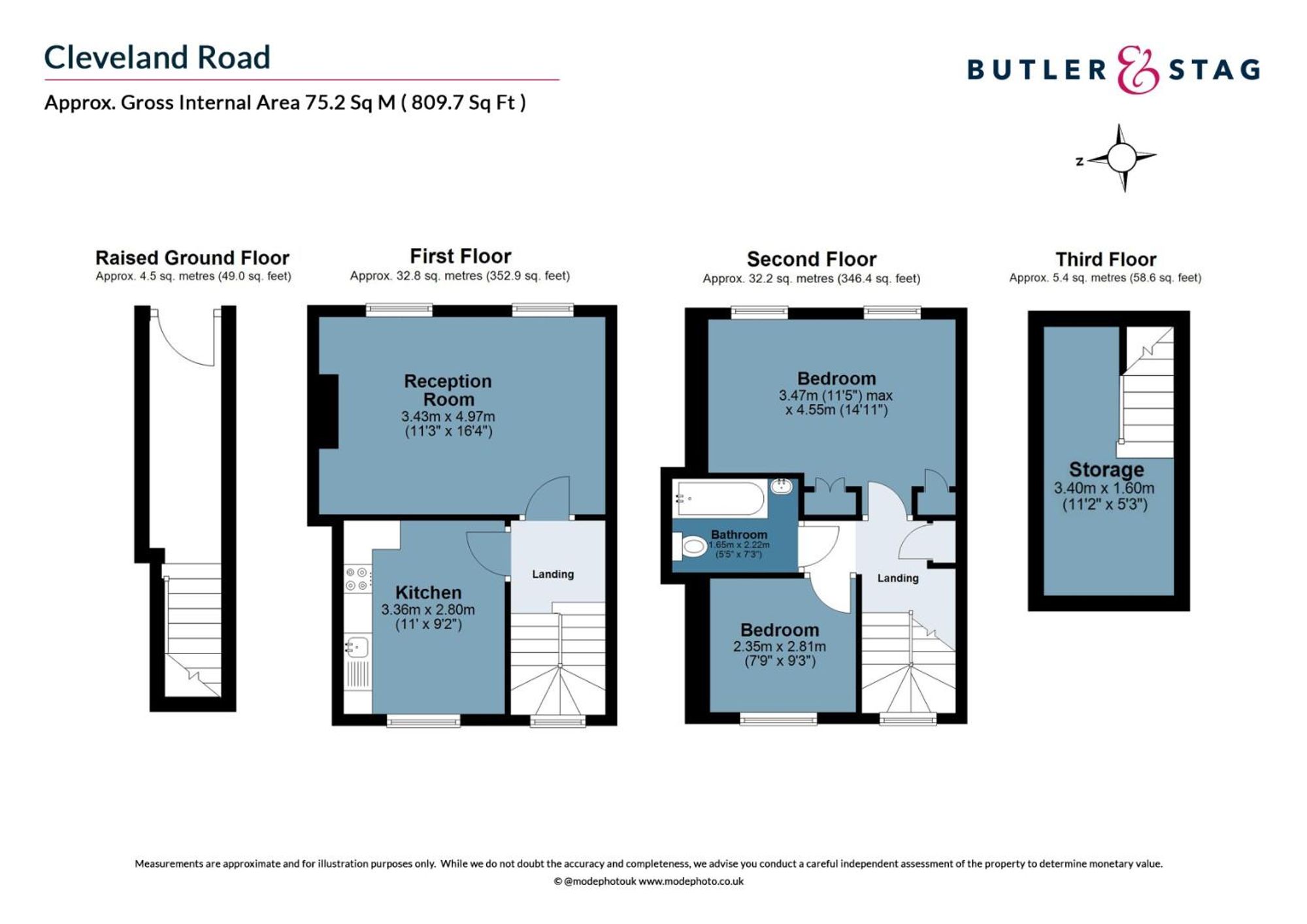 18a Cleveland Road, London floorplan
