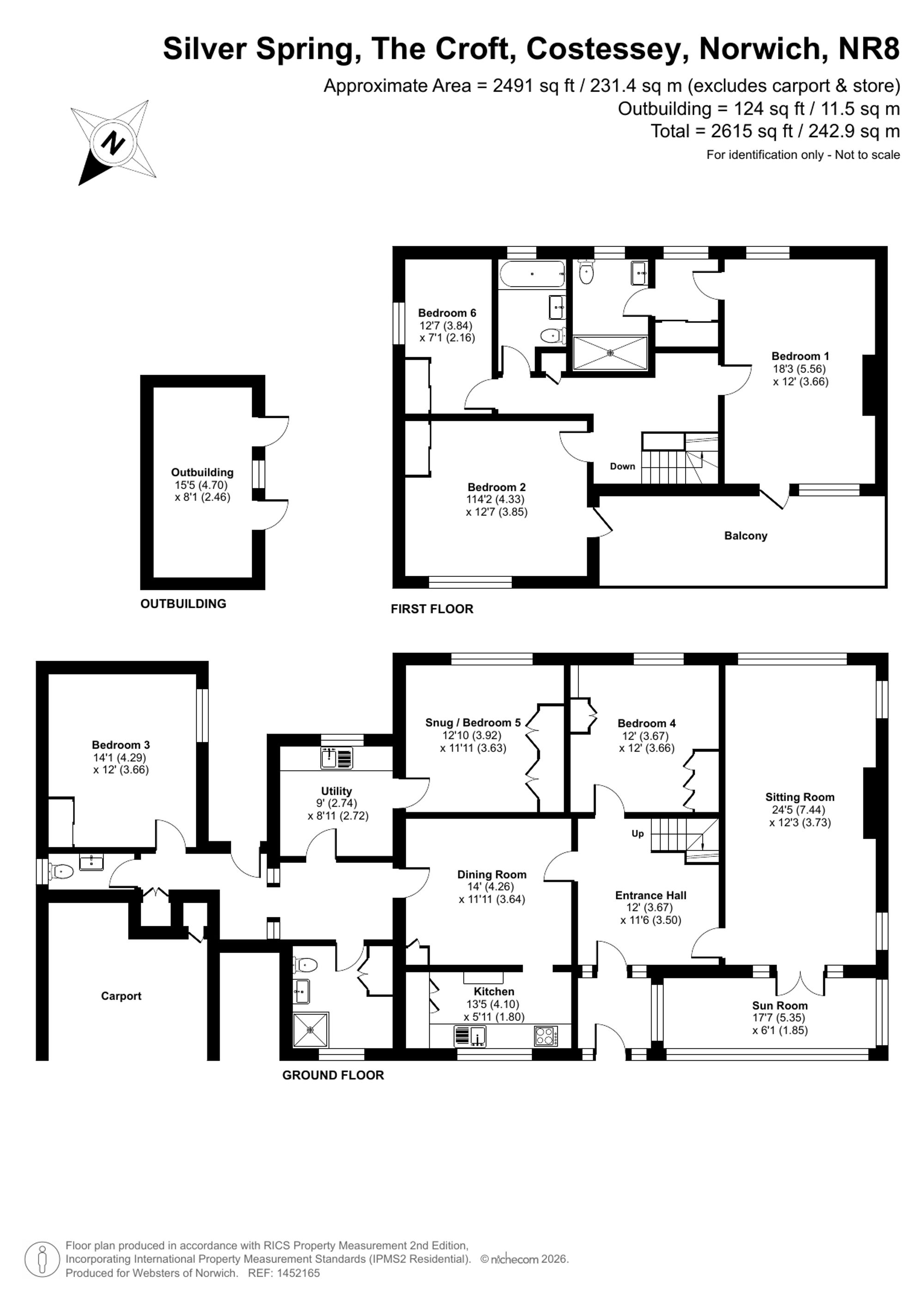 Silver Spring The Croft, Norwich floorplan