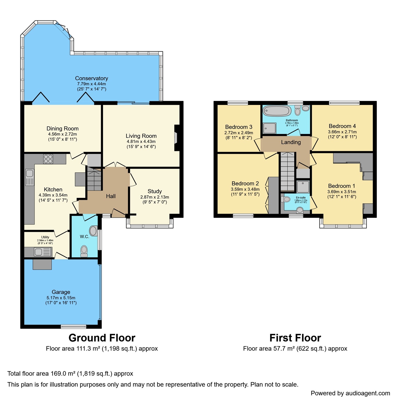 1, Farriers Way, Winsford floorplan