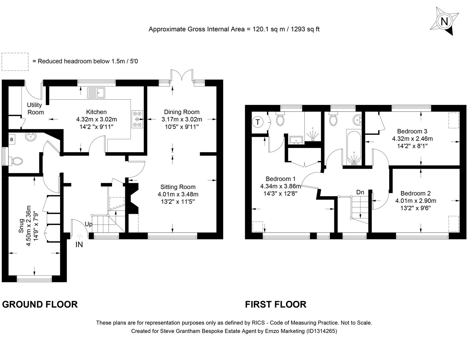 11, The Glade, Waterlooville floorplan