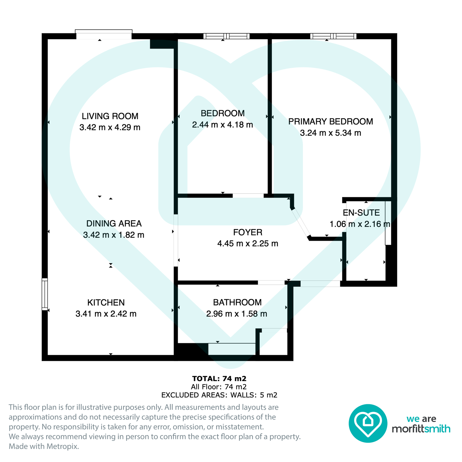 Wadsley Chapel Apartments,6, 83 Carlton Road, Sheffield floorplan