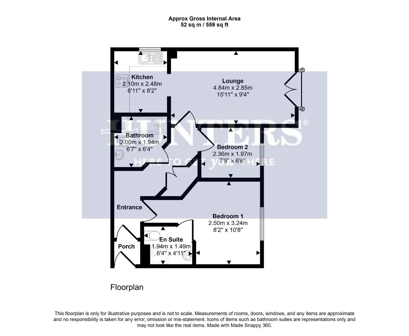 75, Sandhill Close, Bradford floorplan
