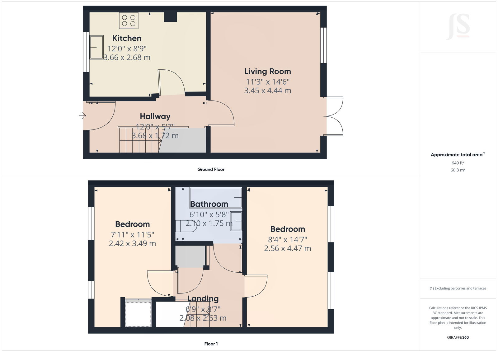 3 Wenceling Cottages, Brighton Road, Lancing floorplan
