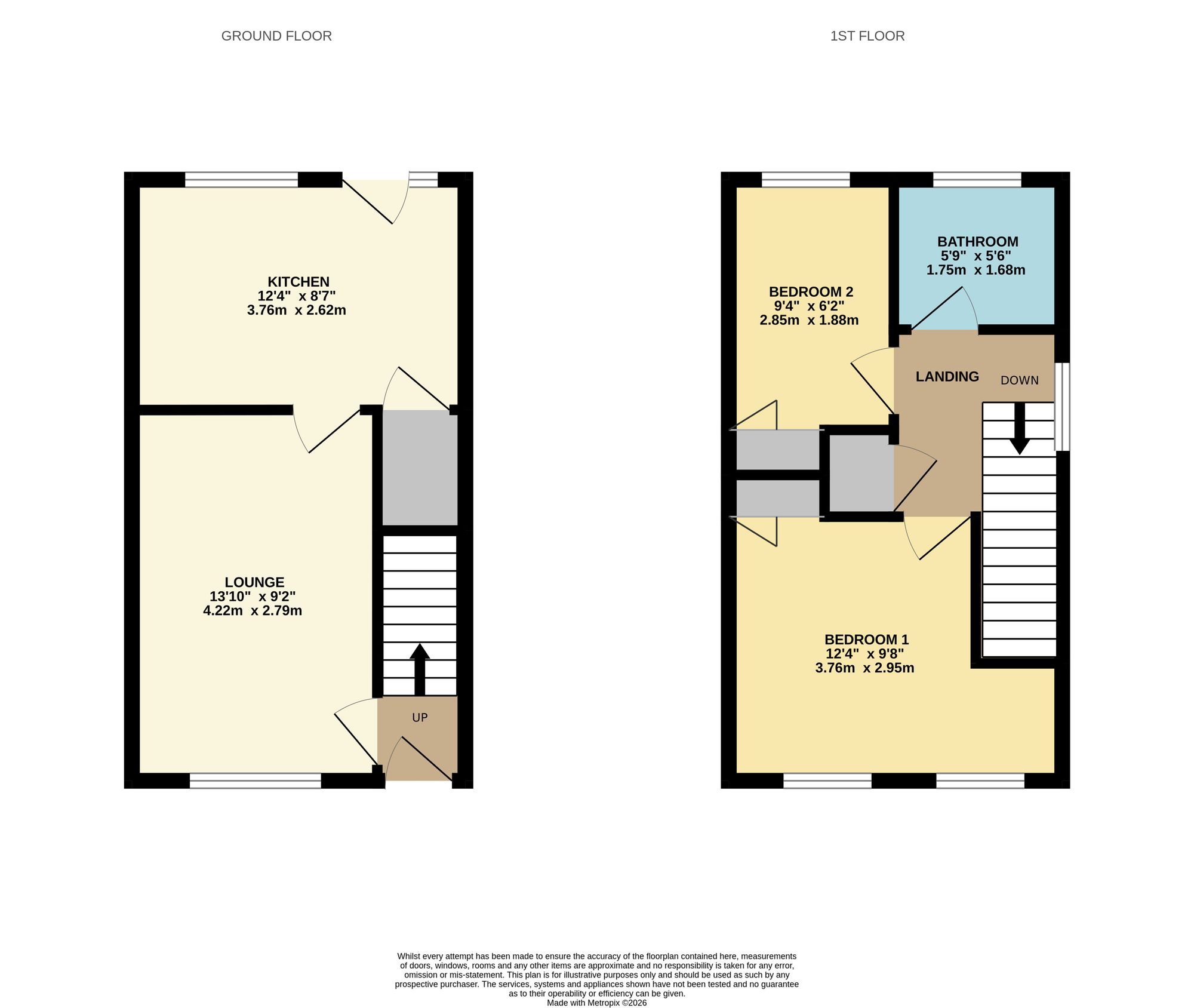 2 Grove Place, Southampton floorplan