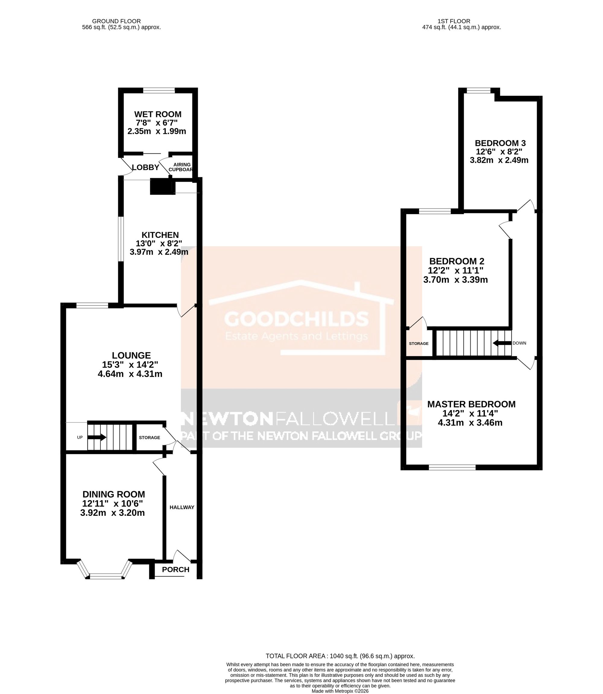 20 Campbell Terrace, Stoke-On-Trent floorplan