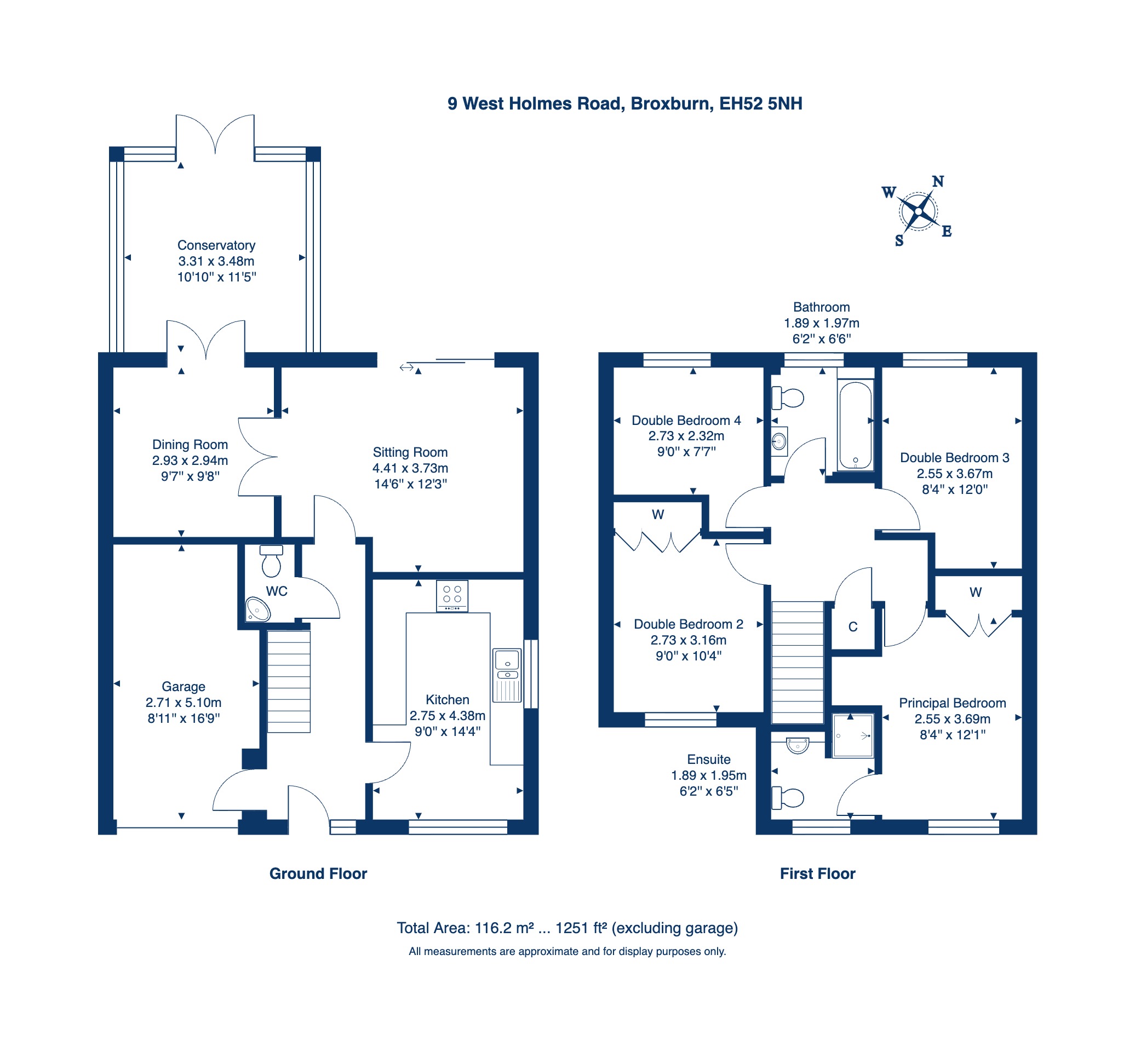 9, West Holmes Road, Broxburn floorplan