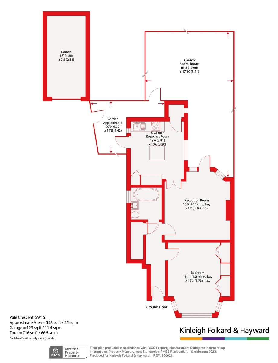 Vale Crescent, London SW15, 1 bedroom for sale 64226535