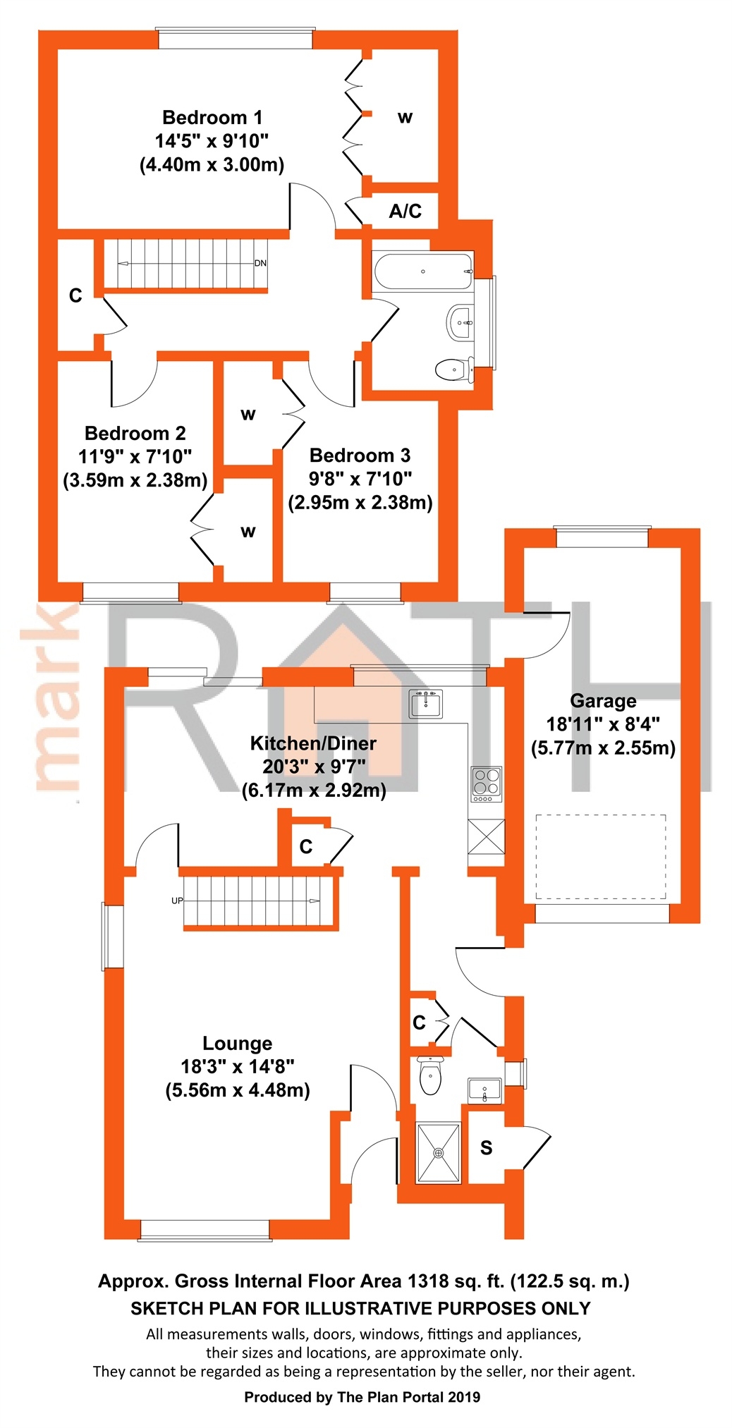 3 Bedrooms Link-detached house for sale in Emmbrook Road, Wokingham, Berkshire RG41