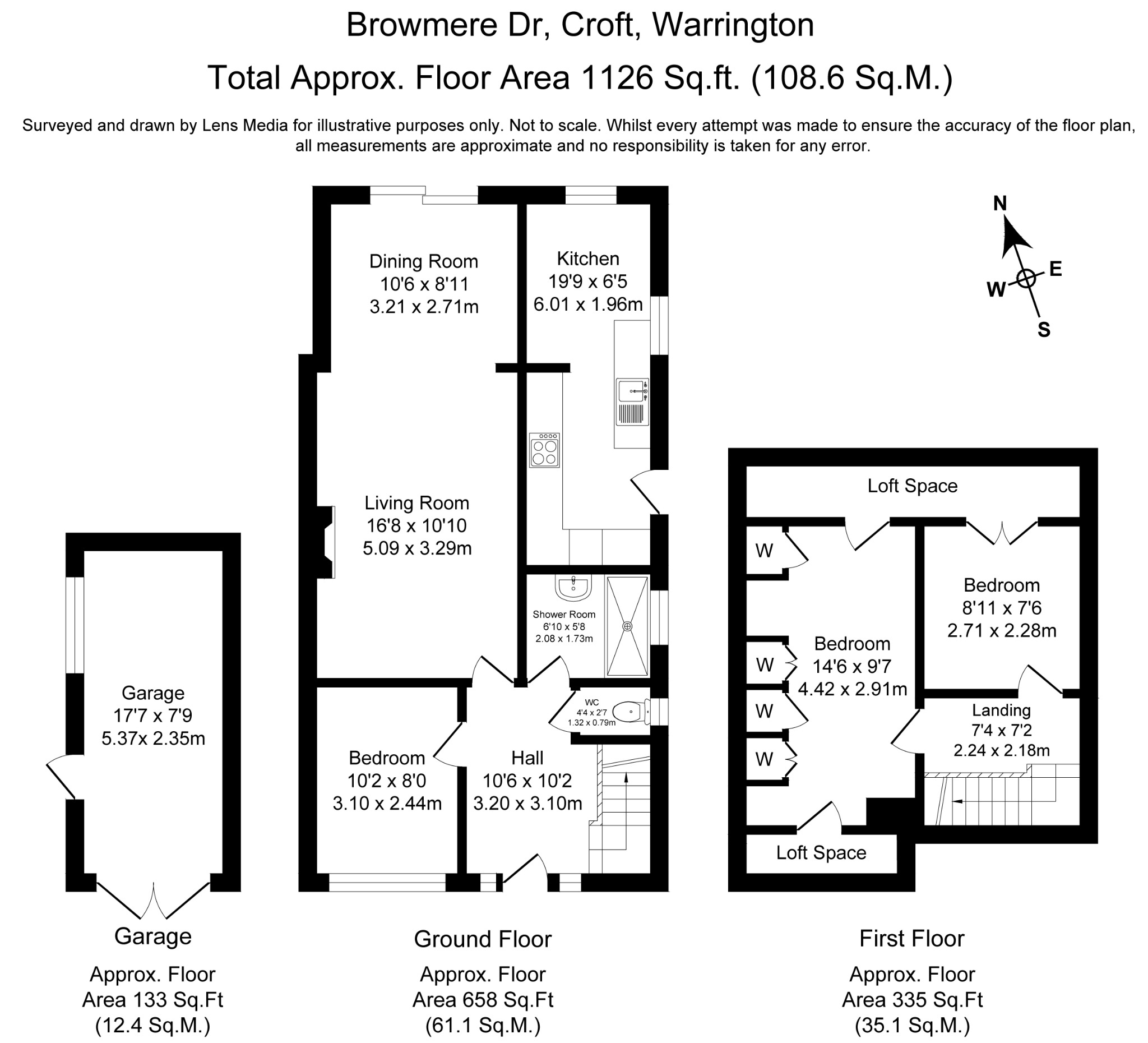 41, Browmere Drive, Warrington floorplan