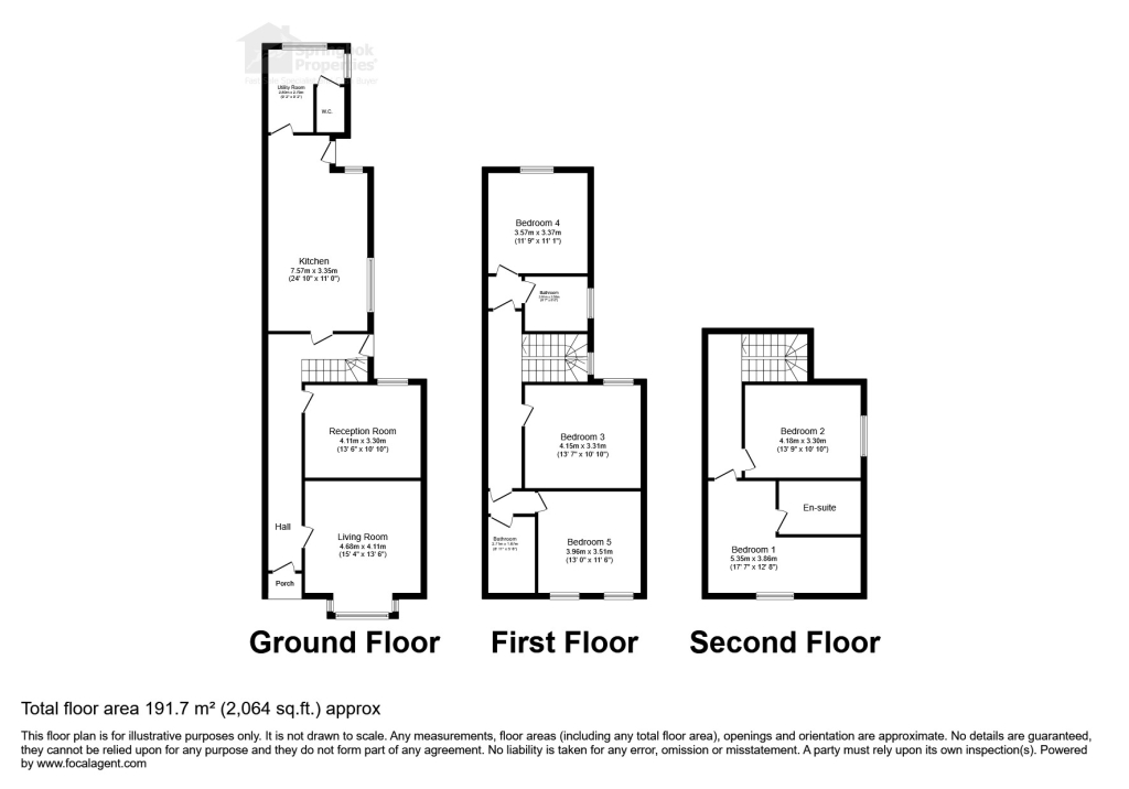 50, Ashby Road, Spilsby floorplan
