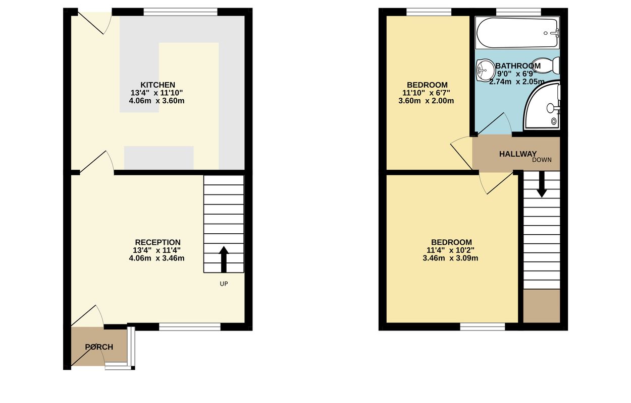 Wesley Place, Ebbw Vale floorplan