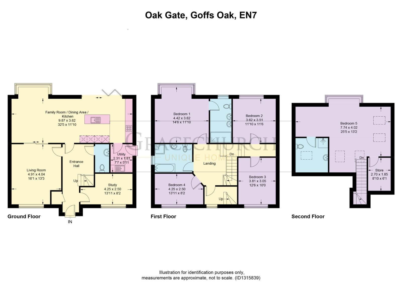 424d Goffs Lane, Goffs Oak floorplan