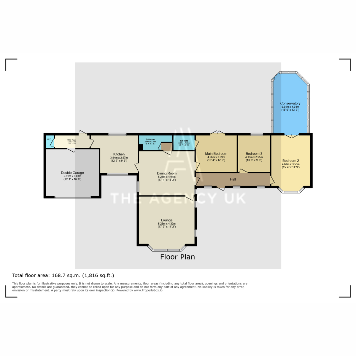 Monyash, London Road, Adlington floorplan