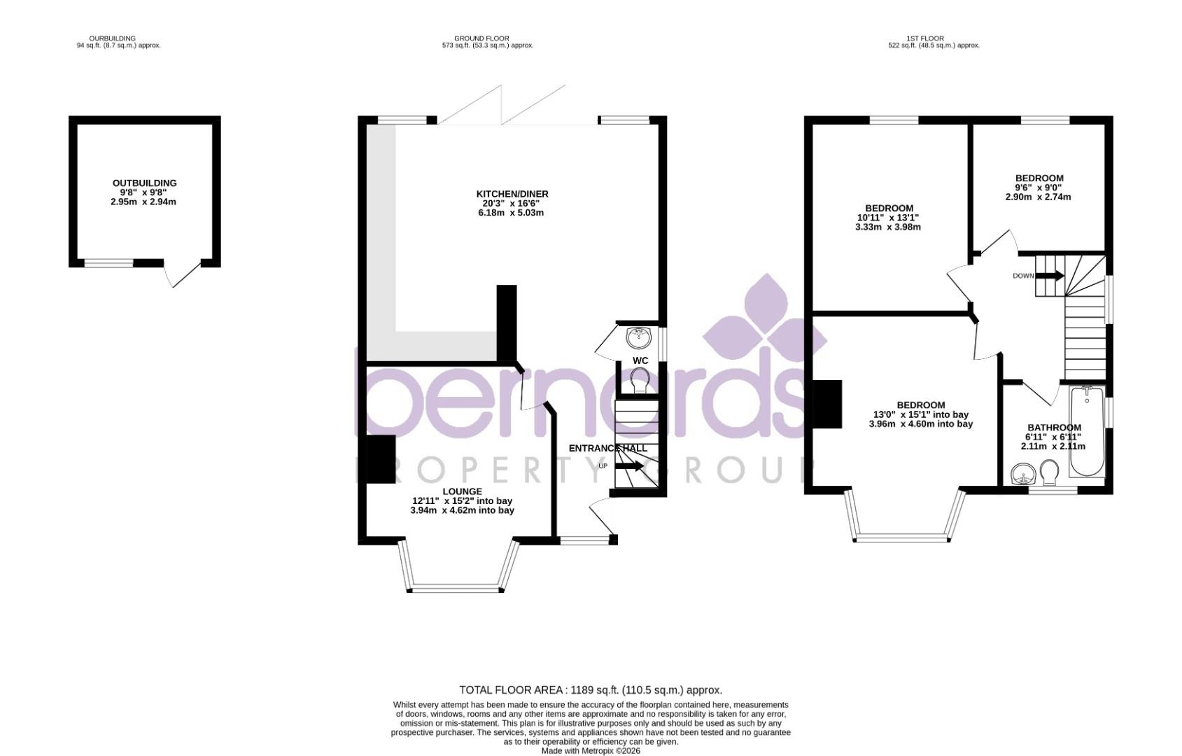 16, St. Matthews Road, Portsmouth floorplan