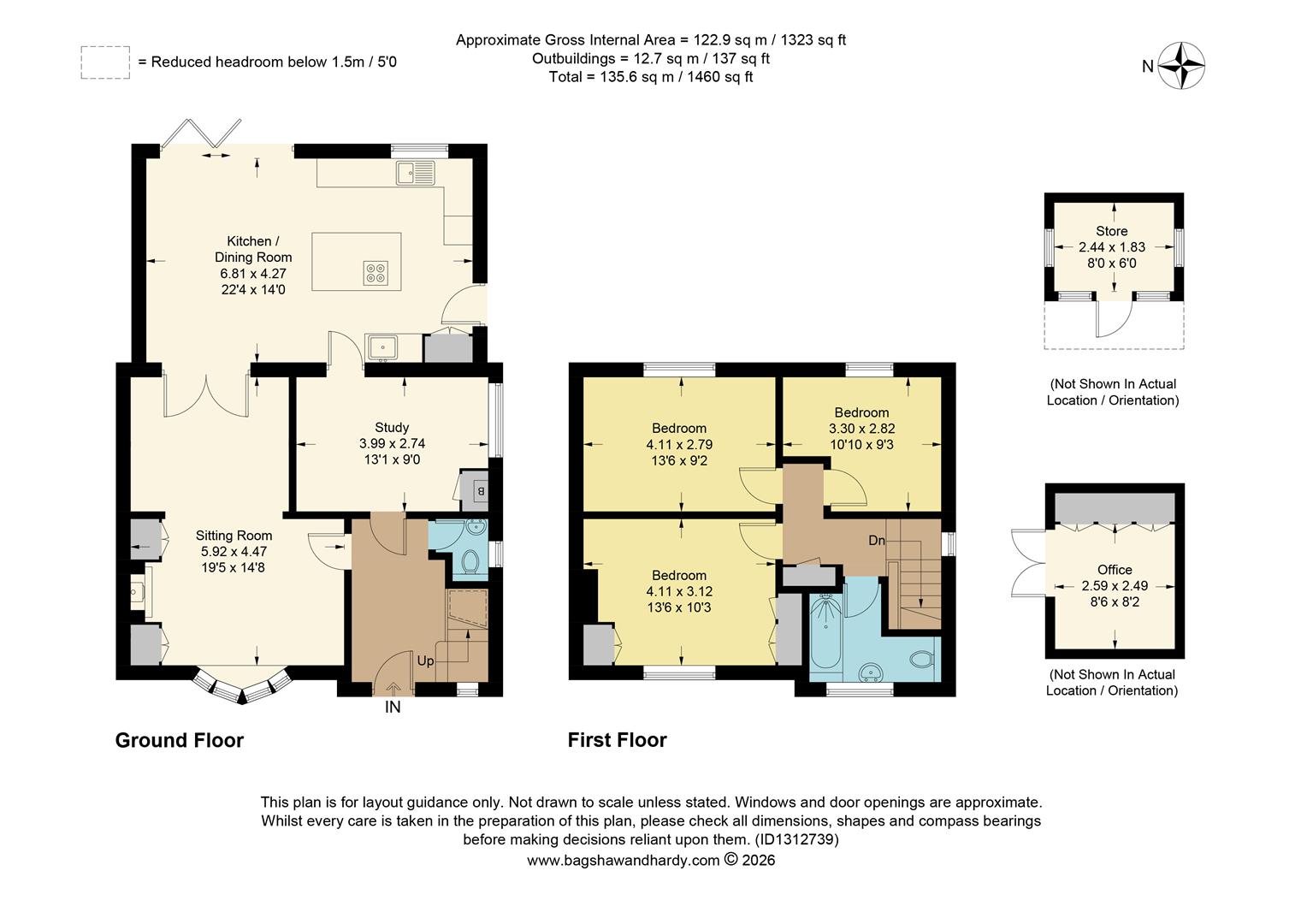 57, Chestnut Copse, Hurst Green floorplan