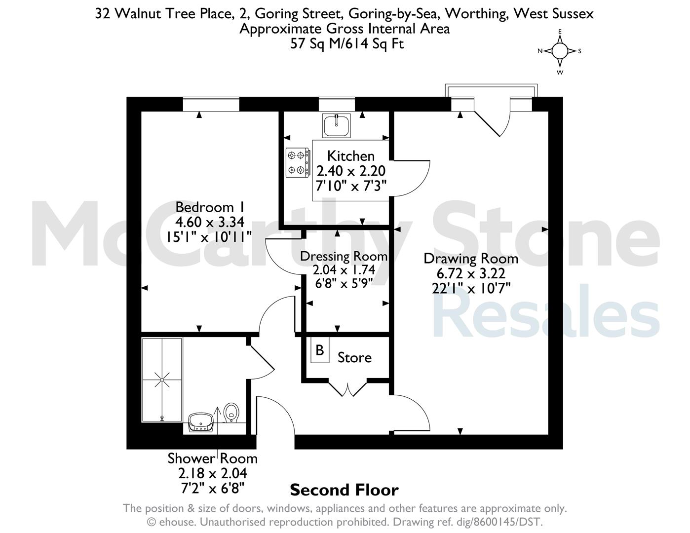 32 Walnut Tree Place, Goring Street, Goring-by-Sea floorplan