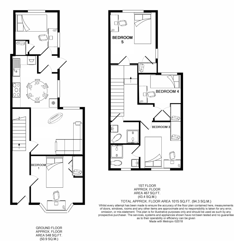 203, Monks Road, Exeter floorplan