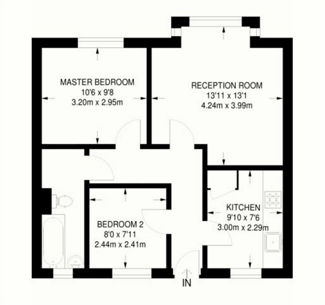 2 Bedrooms Flat for sale in Linberry Walk, London SE8