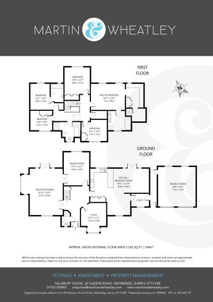 5 Bedrooms Terraced house to rent in Godolphin Road, Weybridge KT13