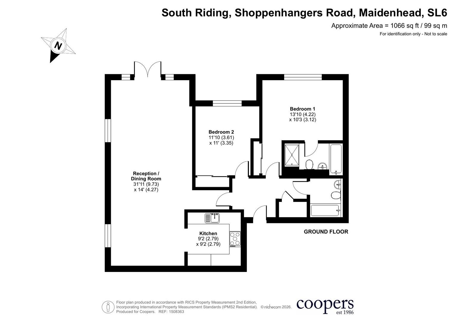 2 South Riding, Shoppenhangers Road, Maidenhead floorplan