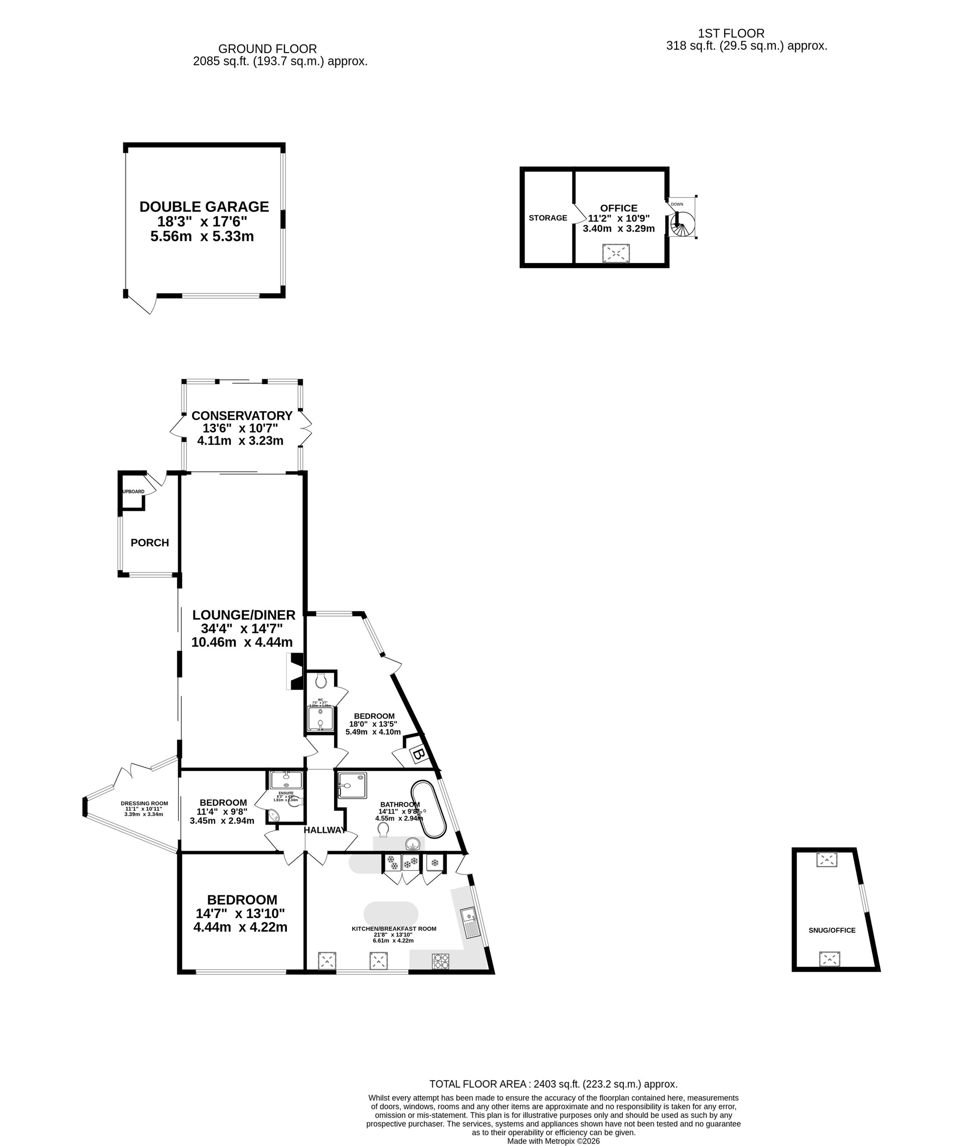 Little Sherwood, Stone Street Westenhanger, Hythe floorplan
