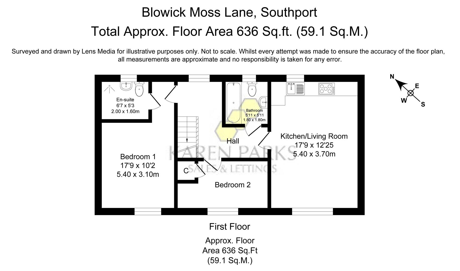 160, Blowick Moss Lane, Southport floorplan