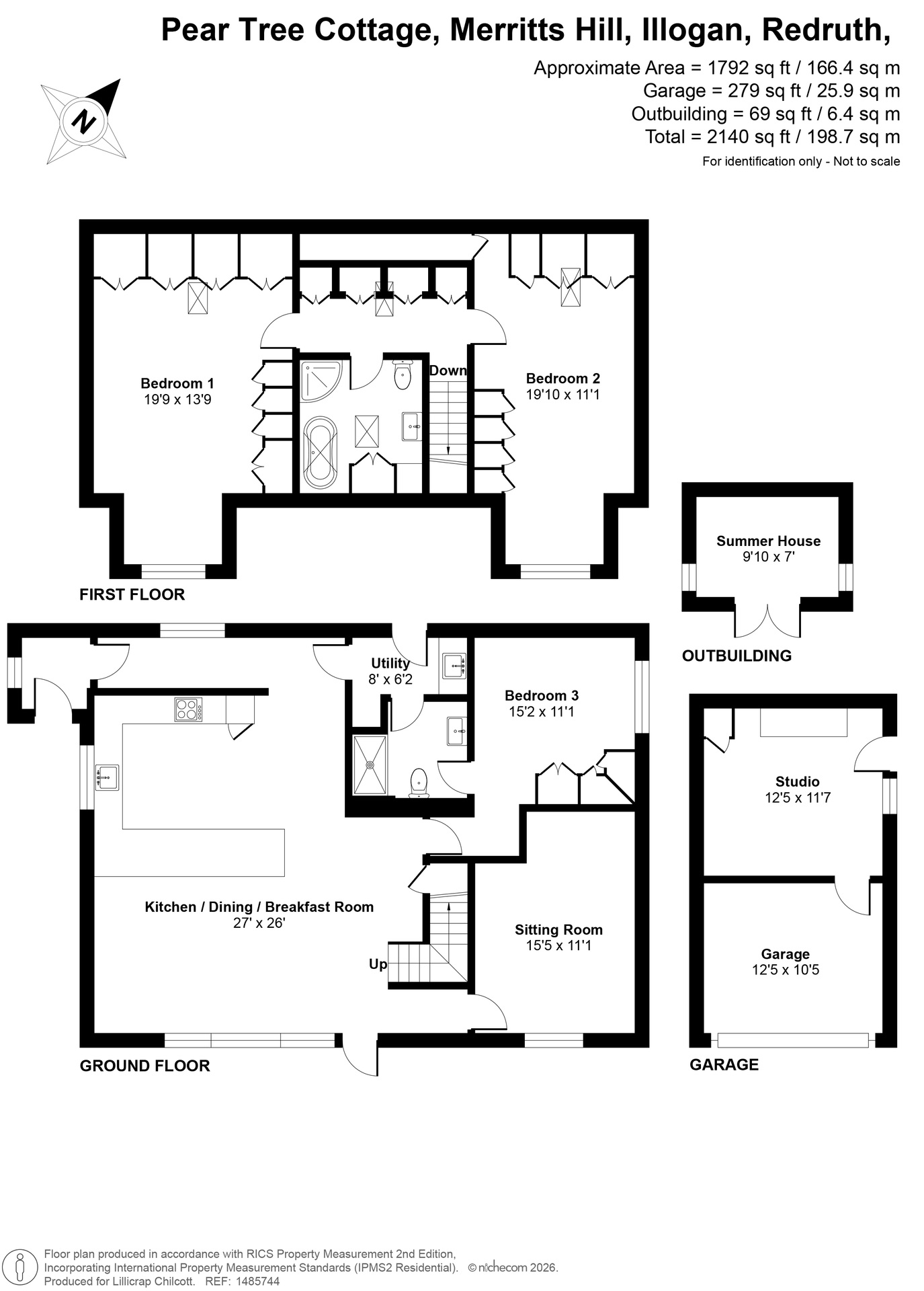Pear Tree Cottage, Redruth floorplan