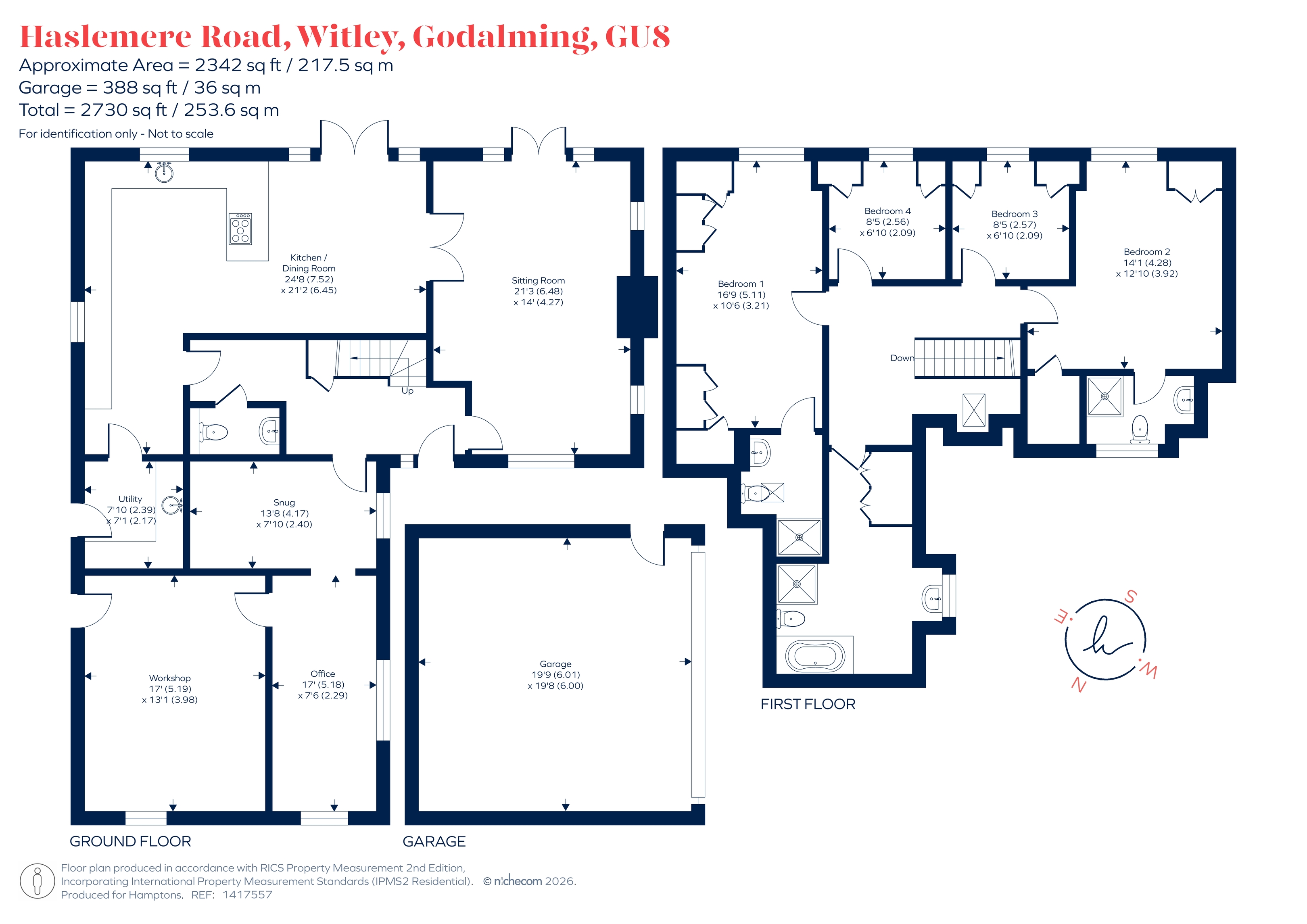 Garden Cottage, Haslemere Road, Witley floorplan