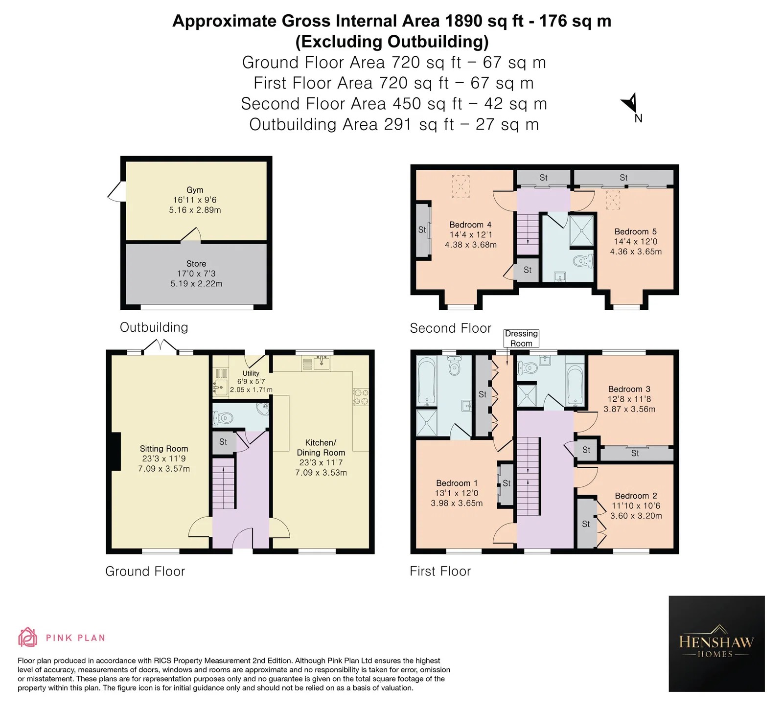 Poppy Meadow, Southam floorplan